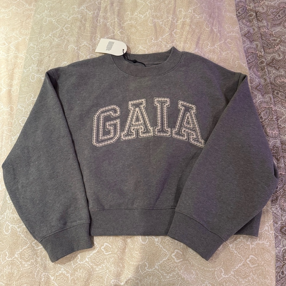 Gap x Cult Gaia Cropped Logo Sweatshirt